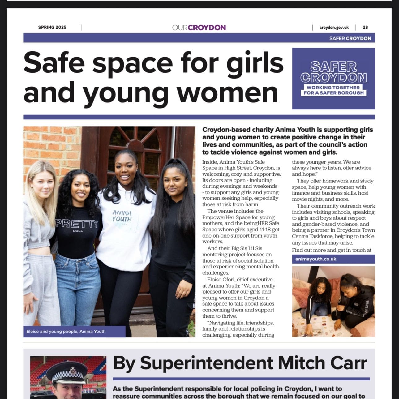 From Feeling Invisible to Building a Safe Space – Featured in Croydon’s Borough Newspaper